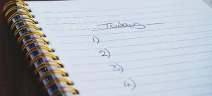 A notebook.