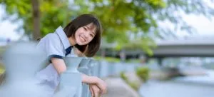 Girl after moving from Hong Kong to Vancouver
