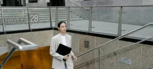 a cooperate woman in a firm