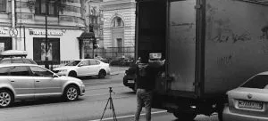 Affordable office relocation services mover loading truck