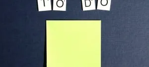 To do list can be useful to write down belongings when moving overseas on short notice.
