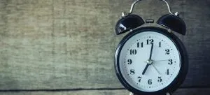 Alarm clock.